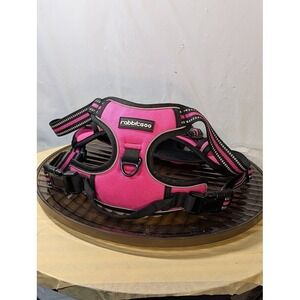 Rabbitgoo Dog Harness Pet Size S Pink Excellent Reflective No Pull Padded Mesh